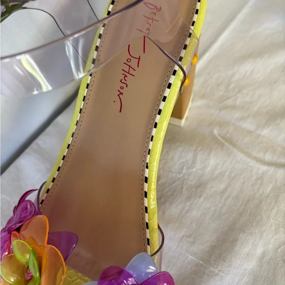 Betsey Johnson Floryn Open Toe Sandals Size 10 – Worn Once - near new - Picture 10 of 15